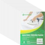 KOPAIBOS Freezer Paper Sheets for Quilting & Crafts - 8.5x11 Inches, 30 Sheets - Heavy Duty, Laser & Inkjet Printable Wax Paper for Quilters, Applique & Sewing Projects