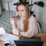 WY WENYUAN Ballpoint Pens, Pens Fine Point Smooth Writing, Nice Teacher Pens For Journaling, Black Ink 1.0 Mm Office Desk Accessories, Aesthetic Gift School Office Supplies For Note Taking