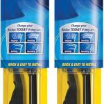 Rain-X RX30219 WeatherBeater Wiper Bles, 19" Windshield Wipers (Pack Of 2), Automotive Replacement Windshield Wiper Bles That Meet Or Exceed OEM Quality And Durability Standards