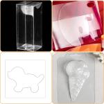 12in x 80ft Rolls 4 Mil Blank Stencil Sheets Acetate Sheets,Clear Plastic Sheet Roll Reusable PET Mylar Sheet Stencil Paper for Crafts,Cutting Machine