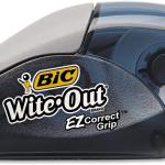 BIC Wite-Out Brand EZ Correct Grip Correction Tape, 19.8 Feet, 2-Count Pack of White Correction Tape, Fast, Clean and Easy to Use Tear-Resistant Tape Office or School Supplies