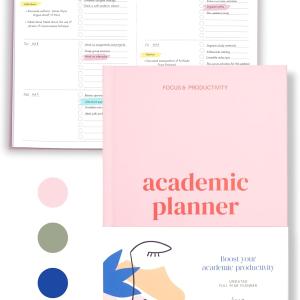 Lamare Acemic Planner 2026 College Essentials – Undated Weekly College Student Planner for Homeschool, High School, College & Nursing Students