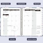 Acemic Planner 2025-2026, Weekly and Monthly Agenda Planner, Daily Calendar Planning Notebook (July 2025 - June 2026), School Teacher Student Supplies, A5 (6.2" x 8.5")