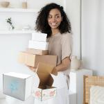 6x5x3 inch Shipping Boxes, White Corrugated Cardboard Box Literature Mailing Shipping Packaging Recyclable Storage Boxes and Craft Gifts Giving Products Business White Box Set of 25 (6''x5''x3'')