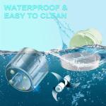 Vegetable Chopper, Electric Garlic Chopper, 250ML USB Rechargeable Mini Blender, Powerful Small Food Processor, Blender to Vegetable, Wireless Food Cutter for Ginger, Chili, Fruit, Meat, etc（Green）