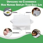 Elegant Lunch Napkin 500 Lunch Napkin 1 Ply, White