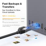 UGREEN NAS DH2300 2-Bay Desktop NAS, Support Capacity 60TB (Diskless), Remote Access, AI Photo Album, Beginner Friendly System, 4GB RAM on Board,1GbE, 4K HDMI, Network Attached Storage(Diskless)