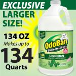 OdoBan Disinfectant Concentrate and Odor Eliminator, Me in the USA, Original Eucalyptus Scent, 134 Ounce 2-Pack