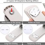 17 in1 Silvery Desk Organizers and Accessories Set, 3 Office Desk Supplies Storage Organization, 4 Pens, Stapler, Staples & Remover, Tape & Dispenser, Scissors, Ruler, Clips, Hole Punch Back to School