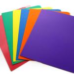 BAZIC 1/3 Cut Letter Size Color File Folder (6/Pack)