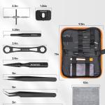 THKFISH Fishing Reel Maintenance Kit, Reel Repair Tool Kit, Fishing Reel Cleaning Set with Spool Pin Remover and 28 in 1 Screwdriver or 38 in 1 Electric Screwdriver