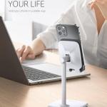 Lamicall Cell Phone Stand for Desk - justable Mobile Phone Holder Dock for Table, Desktop, Office, Compatible with iPhone 13 12 11 X Xr Pro Max 8 7 6 Plus, Mini, More 4-10'' Cellphone and Tablets