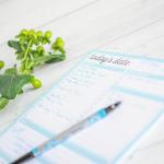 JULIANNE & CO Daily To-Do Undated Tear-Away Planner Noteps - Premium Personal Organizer for Home, Office, Work, School - 50 Pages for Daily Tasks, Notes, Water Intake and Meal Prep (8.5 x 11) (3-PK)