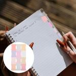 25 Sheets/300 Pieces Sticky Index Tabs Double Sided Post-it Flags Book Page Markers Tabs Self hesive Stickers Blank Monthly Tabs Writable Sticky Notes for Labeling (Morandi)