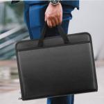 Important Document Organizer Folio Accordion File Organizer Fireproof Expanding File Folder Storage Box with Zipper Labels 13 Pockets for Business Office Receipt Travel