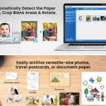 Plustek Photo Scanner ePhoto Z300, Scans 4x6 inch Photos in 2 Seconds, Auto crop and deskew with CCD Sensor, Supports Mac and PC