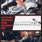 KINGTOOL Home Tool Set Kit - 286 PCS Home Auto Repair Tool Kit with Rolling Tool Box, Mechanic Tool Sets with 21V Max Cordless Power drill, Perfect for Homeowner, Diyer, Handyman