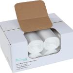 TYPLASTICS 55 Gallon Clear Trash Can Liners - 36" x 60" - High Density Garbage Bags - Case of 200 - Multipurpose for Office, Outdoor, Recycling, Industrial and Commercial