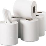 Georgia-Pacific 44000 2-Ply Center-Pull Perforated Wipers, 8 1/4 x 12, 520/Roll, 6 Rolls/Carton