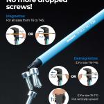 Torx Wrench Set 13pcs(T6-T50),Extra Long Arm Security Metirc Star Wrench Set, Crafted Torx Key Set with Color Coded Sleeves for Furniture Assembly, Bicycle Maintenance, Household DIY