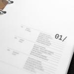 Cloth & Paper 2026 Front & Monthly Vellum Planner Dashboard Overlays | A5 Size 5.8 x 8.3 Inches | 13-Piece Set for 6-Ring A5 Planners, Undated, Transparent Heavyweight Paper, Pre-Punched