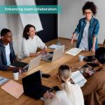 Taja Meeting Notebook for Work Organization - Work notebook with action items, Meeting Minutes Planner Notebook, Perfect Office Supplies for Men & Women - Black