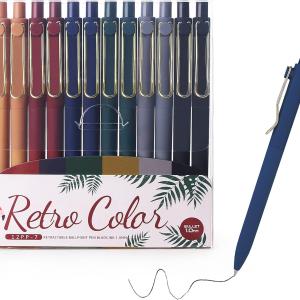 WY WENYUAN Ballpoint Pens, Pens Fine Point Smooth Writing, Nice Teacher Pens For Journaling, Black Ink 1.0 Mm Office Desk Accessories, Aesthetic Gift School Office Supplies For Note Taking