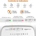 Basics Cross Cut Paper and Credit Card Shredder for Security - 8-Sheet, Heavy Duty, White