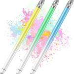 Bopomofo 3PCS Stylus Pen for Touchscreen,Stylus Pen for iPhone/iP/Tablet Android/Microsoft/Surface, Compatible with Touch Screens(Blue/Green/Yellow)