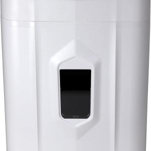 Aurora Professional Gre 120-Sheet Auto Feed Micro-Cut Paper and Credit Card Shredder with 5 Gallon Pullout Basket / 30 Minutes/Security Level P-4 (White/Black)