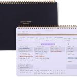 ZERONE CENTRE Productivity Weekly Planner - 54 Sheets Dashboard Spiral Deskp Has 6 Focus Areas to List Tasks for Goals, Projects, Clients, Acemic, or Shopping-Organize Your Daily Work Efficiently