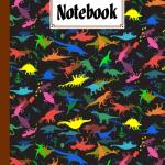 Notebook: Dinosaurs Set Cover Composition Notebook College Ruled, Dinosaurs Set Notebooks, School Supplies, Notebooks for School | 120 Pages - Large 8.5" x 11" By Harald Binder