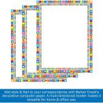 Barker Creek Retro Design Computer Paper, 8-1/2 x 11 Inches, 50 Sheets