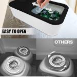 TidyFriend Laundry Pods Container with Slide Lid, 15" x 8.7" x 4.5", Airtight Storage Keeps Pods Fresh, Holds 9–10 lbs or 100–130 Pods, Laundry Detergent Container & Dishwasher Pod Holder (Black)