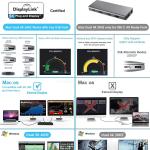 WAVLINK Universal USB C Laptop Docking Station Dual Monitors 5K/4K@60Hz with 65W Host Charging for Thunderbolt 4/3, USB-C Windows, Mac, Chrome, Ubuntu 20.04,22.04(2HDMI, 2DP, 6USB 3.0, 1Gbps Ethernet