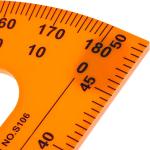 Gpiparty Magnetic Protractor Tool for Classroom Teaching Large Magnetic Angle Measurement Accessory for Blackboard and Dry Erase Boards Math School Supply