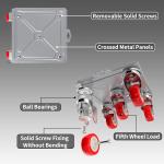 Furniture Dolly,Furniture Movers with 5 Wheels,Carbon Steel Panel Heavy Duty Dolly,Furniture Lifter with 5 360° Rotatable Rubber Universal Wheels,Maximum Lo 3747 LBS(Oversize)