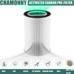 P200S/G200S Filter Replcement, Compatible with G200S/G200 and P200S/P200 Pro Air Purifier, 3-in-1 H13 True HEPA and Pre-Filter, 2 Pack