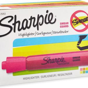 Sharpie Tank Style Highlighters Chisel Tip Assorted Box of 12