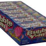 Bubble Yum Cotton Candy Bubble Gum - Soft and Easy to Chew, Long-Lasting Original Flavor - 5 Pieces, Pack of 18