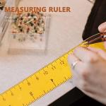 DOITOOL Acemic T-Ruler 13 Inch Transparent Plastic Measuring Straight Ruler with Inch and Centimeter Scales for School Crafting Drawing Supplies 2-Pack