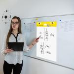 Post-it Super Sticky Easel P,25 in x 30 in Self Stick Flip Chart Paper,30 Sheets/P,2 P/Pack,Large White Premium Anchor Chart Paper,Easel Paper for Teachers,Businessmen,Office Workers