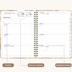 2026 Planner, Weekly and Monthly Calendar Planner Agenda, Jan 2026 - Dec 2026, Planning Acemic Book, Office Desk Accessories and School Supplies - A5 (6.3'' x 8.5'')