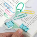 300 Pcs Binder Clips, Rubber Bands, Office Set, Paper Clips, School & Teacher Supplies for Office Desk Essentials (Assorted Sizes)