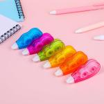 6 Pieces Correction Tape - White Out Correction Tape with No Drying Time, Easy To Use Applicator for Instant Corrections, Writing Tape for School Supplies, Office, 1/5 x 158 inch