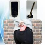 2PCS Heart-Shaped Silicone Mobile Phone Grip Stand,Vilbocr Collapsible Cellphone Finger Grip Holder for Smartphone Tablet Cell Phone Accessory (Pink)