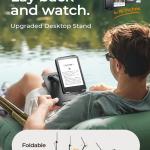 LISEN for iP Stand Tablet Holder for Desk, Cool Home Office Desk Accessories for Men Women Kids Tablet Gifts, Office Home Essentials Ggets Portable Monitor Stand for iP a16 Accessories Kindle