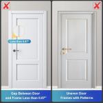 Door Reinforcement Lock Withstands 800lbs of Force - Black Extra Proof Door Lock for Kids Safety with 8 Screws Prevents Unauthorized Entry,d a Door Security Lock for Home Safety & Privacy