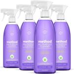 Method All-Purpose Cleaner Spray, French Lavender, Perfect for Most Counters, Tiles and More, 28 Fl Oz, (Pack of 4)