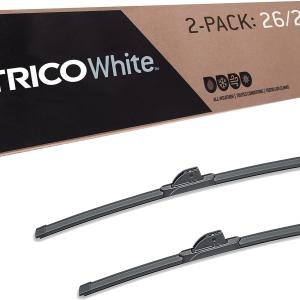 TRICO White 26" + 20" Extreme Weather Premium Winter Automotive Replacement Windshield Wiper Bles (Set of 2), Passenger and Driver Side All-Weather Beam Wiper Bles for Select Vehicle Models